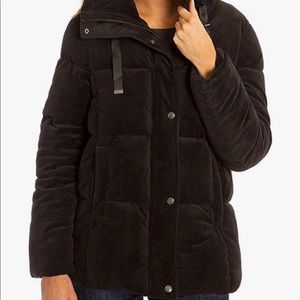 Isaac Mizrahi Ladies' Velvet Puffer Jacket